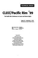 Cover of: CLEO/Pacific Rim '99 by Pacific Rim Conference on Lasers and Electro-Optics (3rd 1999 Seoul, Korea)