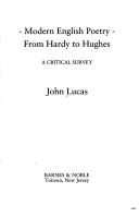 Cover of: Modern English poetry - from Hardy to Hughes: a critical survey