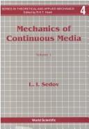 Cover of: Mechanics of continuous media