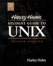 Cover of: Harley Hahn's student guide to Unix