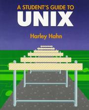 Cover of: A student's guide to UNIX by Harley Hahn