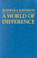 Cover of: A world of difference