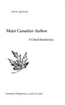 Cover of: Major Canadian authors by David Stouck, David Stouck