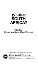 Cover of: Whither South Africa?