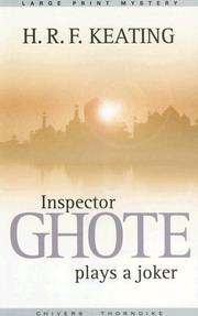 Cover of: Inspector Ghote Plays a Joker (Death)
