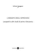 Cover of: L' eremita degli Appennini: Leopardi e altri studi di primo Ottocento