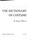 Cover of: The dictionary of costume