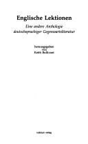 Cover of: Englische Lektionen: eine andere Anthologie deutschsprachiger Gegenwartsliteratur