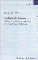 Cover of: Fundamenta Judaica: Studien zum antiken Judentum und zum Neuen Testament