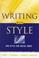 Cover of: Writing WITH Style