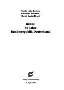 Cover of: Bilanz, 50 Jahre Bundesrepublik Deutschland