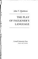 Cover of: play of Faulkner's language