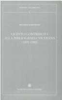 Cover of: Quinto contributo alla bibliografia vichiana: 1991-1995
