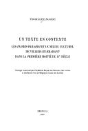 Un texte en contexte by Thomas Falmagne