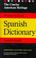 Cover of: The Concise American heritage Larousse Spanish dictionary.