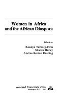 Cover of: Women in Africa and the African diaspora by edited by Rosalyn Terborg-Penn, Sharon Harley, Andrea Benton Rushing.