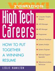 Cover of: Wow! Resumes for High Tech Careers: How to Put Together A Winning Resume