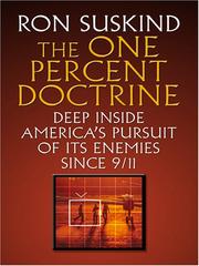 Cover of: The One Percent Doctrine by Ron Suskind