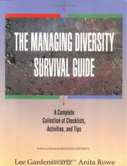 Cover of: The managing diversity survival guide: a complete collection of checklists, activities, and tips