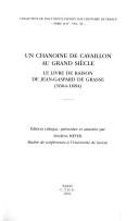 Un chanoine de Cavaillon au grand siècle by Jean-Gaspard de Grasse