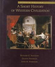 Cover of: A Short History of Western Civilization, Combined by Richard Sullivan, Dennis Sherman, John Harrison