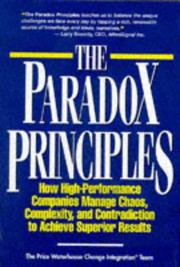 Cover of: The paradox principles by Price Waterhouse (Firm). Change Integration Team.