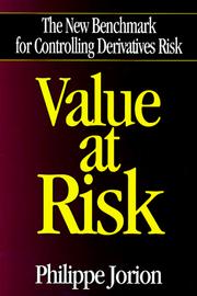 Cover of: Value At Risk by Philippe Jorion