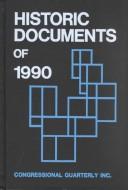 Cover of: Historic documents of 1990: cumulative index 1986-1990