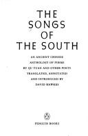 Cover of: The songs of the south: an ancient Chinese anthology of poems by Qu Yuan and other poets