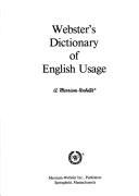 Cover of: Webster's dictionary of English usage. by 