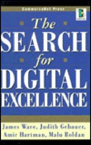 Cover of: The search for digital excellence