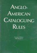 Cover of: Anglo-American cataloguing rules