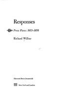Cover of: Responses by Richard Wilbur