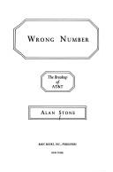 Cover of: Wrong number by Stone, Alan