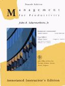 Cover of: Management for productivity by John R. Schermerhorn