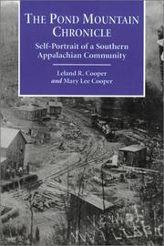Cover of: The Pond Mountain Chronicle: Self-Portrait of a Southern Appalachian Community (Contributions to Southern Appalachian Studies, 2)