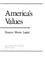 Cover of: Rediscovering America's values