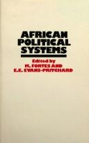 Cover of: African Political Systems | M. Fortes