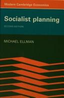 Cover of: Socialist planning by Michael Ellman