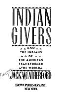 Cover of: Indian givers by J. McIver Weatherford