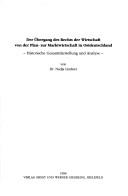 Cover of: Der Übergang des Rechts der Wirtschaft von der Plan- zur Marktwirtschaft in Ostdeutschland by Nadja Lindner