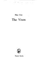 Cover of: The Vixen (Panda Books) by Mao Dun