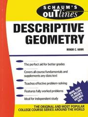 Cover of: Schaum's Outline of Descriptive Geometry (Schaum's) by M. C. Hawk, M. C. Hawk