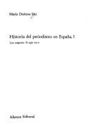 Cover of: Historia del periodismo en España by Maria Cruz Seoane
