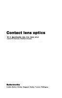 Cover of: Contact lens optics by W. A. Douthwaite, W. A. Douthwaite