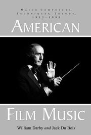 Cover of: American Film Music by William Darby, Jack Du Bois