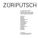 Züriputsch by Peter Aerne