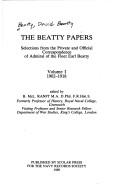 Cover of: The Beatty papers: selections from the private and official correspondence of Admiral of the Fleet Earl Beatty