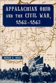Cover of: Appalachian Ohio and the Civil War, 1862-1863
