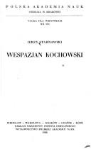 Wespazjan Kochowski by Jerzy Starnawski